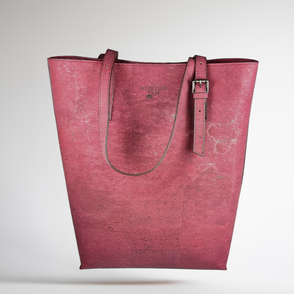 Amadora Tote Bag in Raspberry Whistler Tree